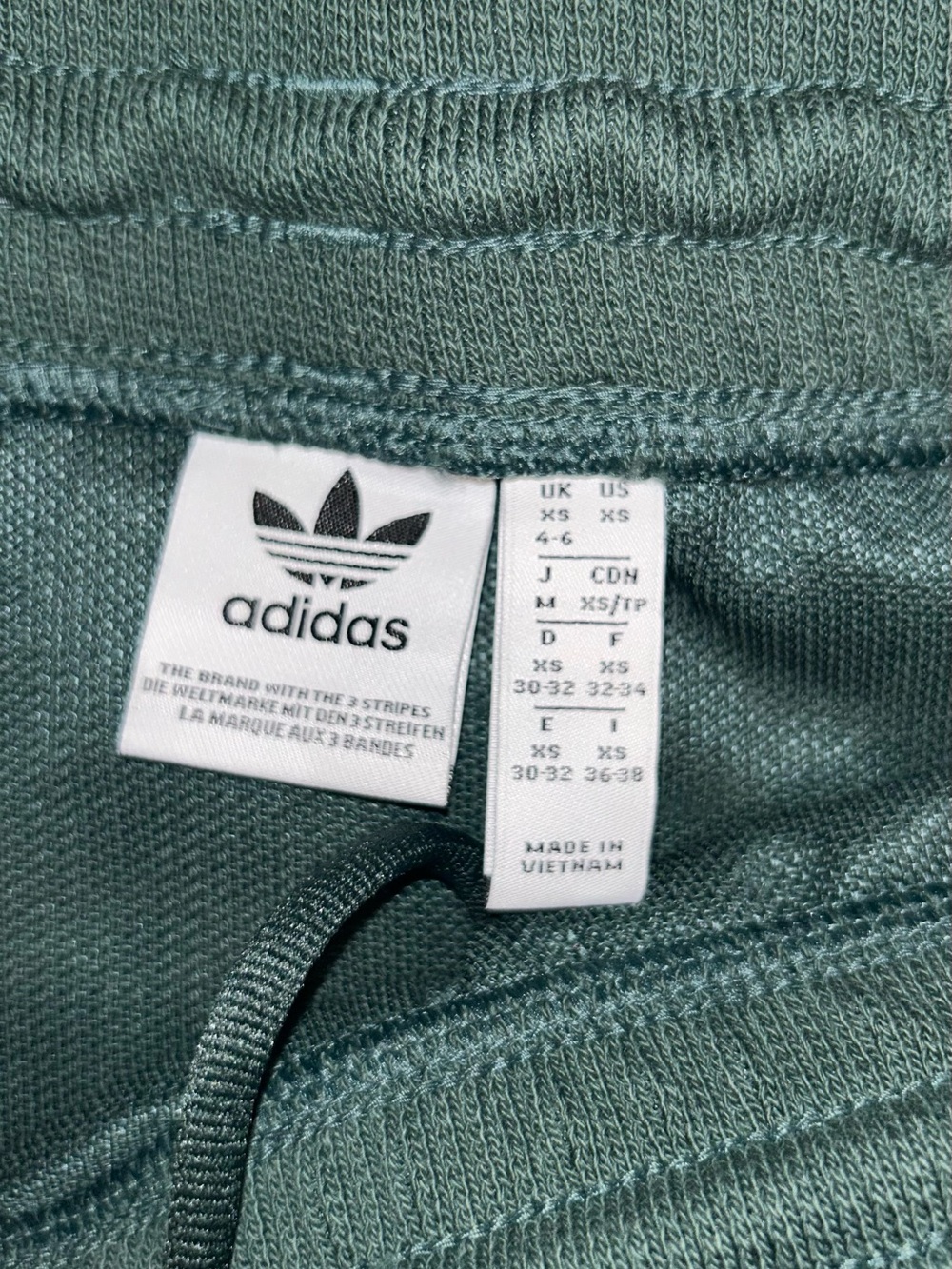 Adidas Dark Green Knit Track Skirt with Trefoil Logo - Picture 3 of 4